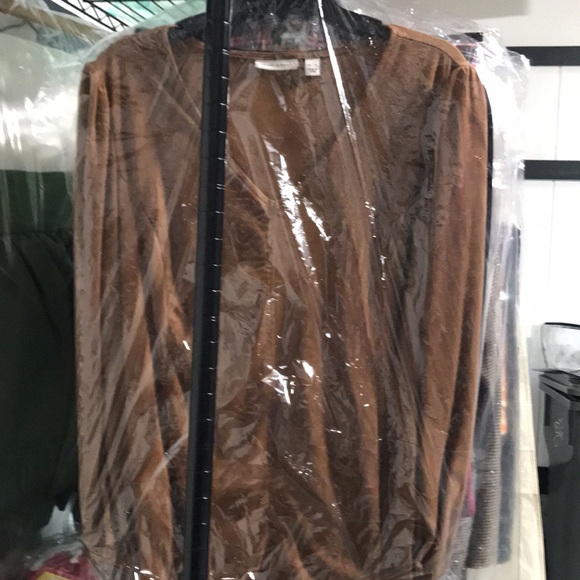 NWOT 2 Faux Suede Tops - Picture 4 of 5